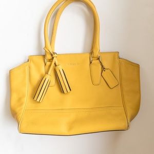 Yellow Coach Bag